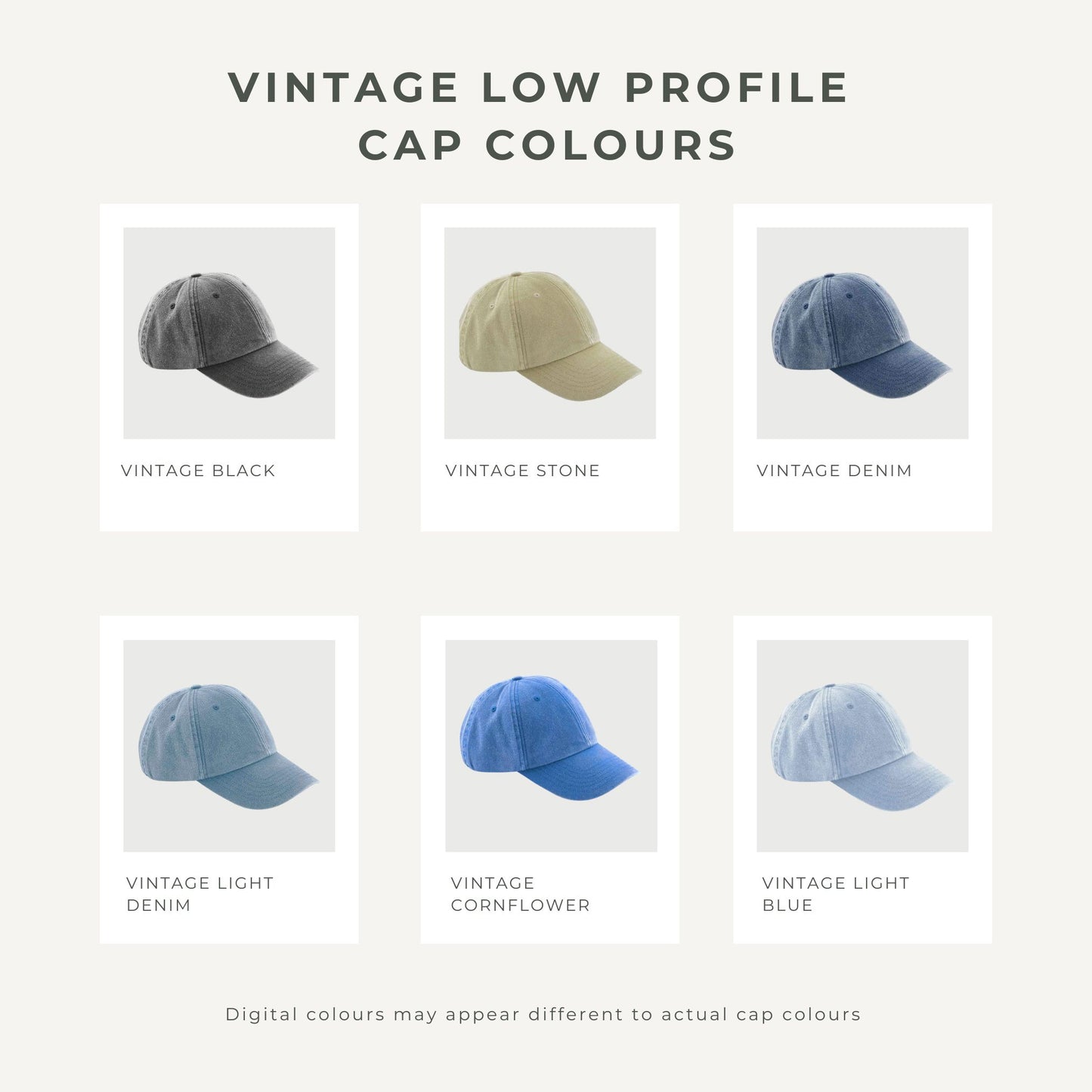 Personalised Vintage Baseball Cap