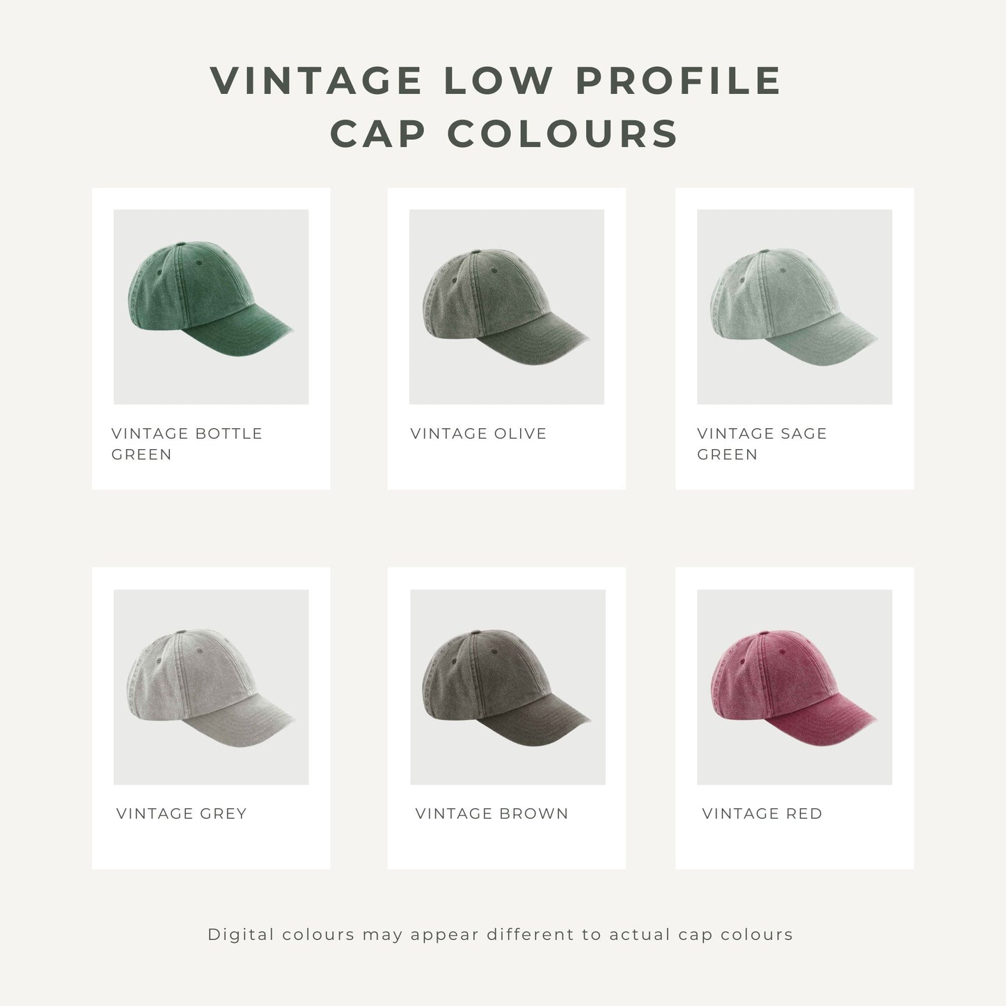 Personalised Vintage Baseball Cap