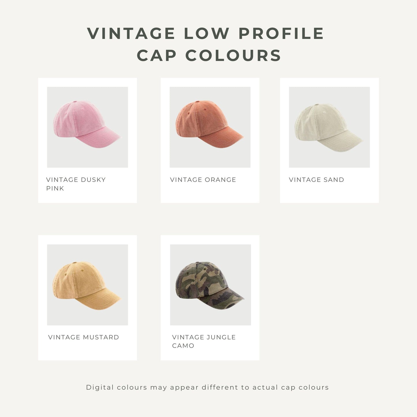 Personalised Vintage Baseball Cap