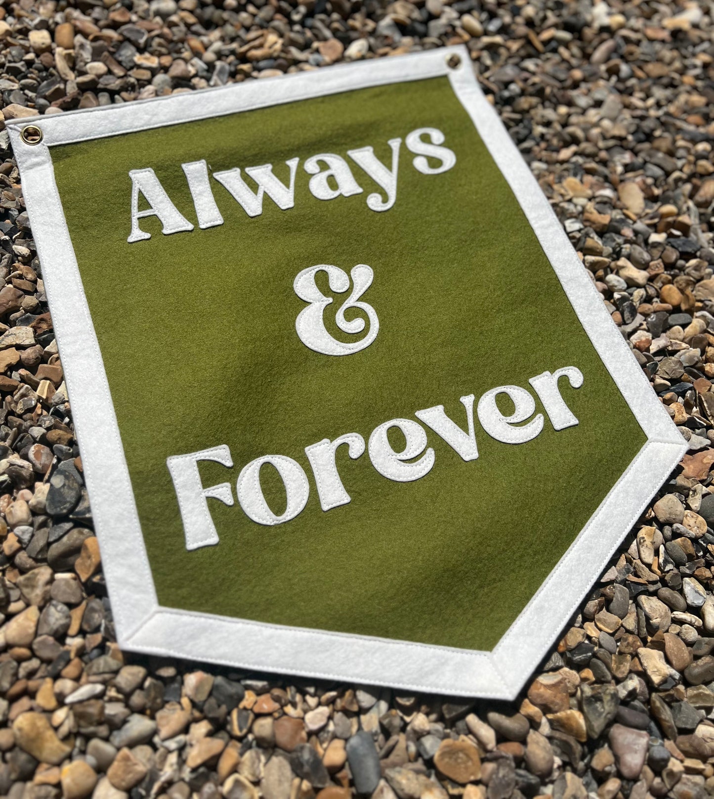 Always & Forever Felt Banner