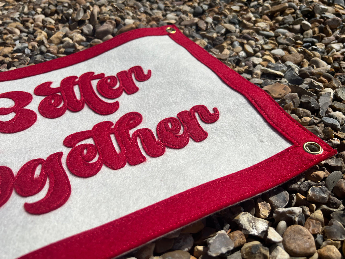 Better Together Felt Banner