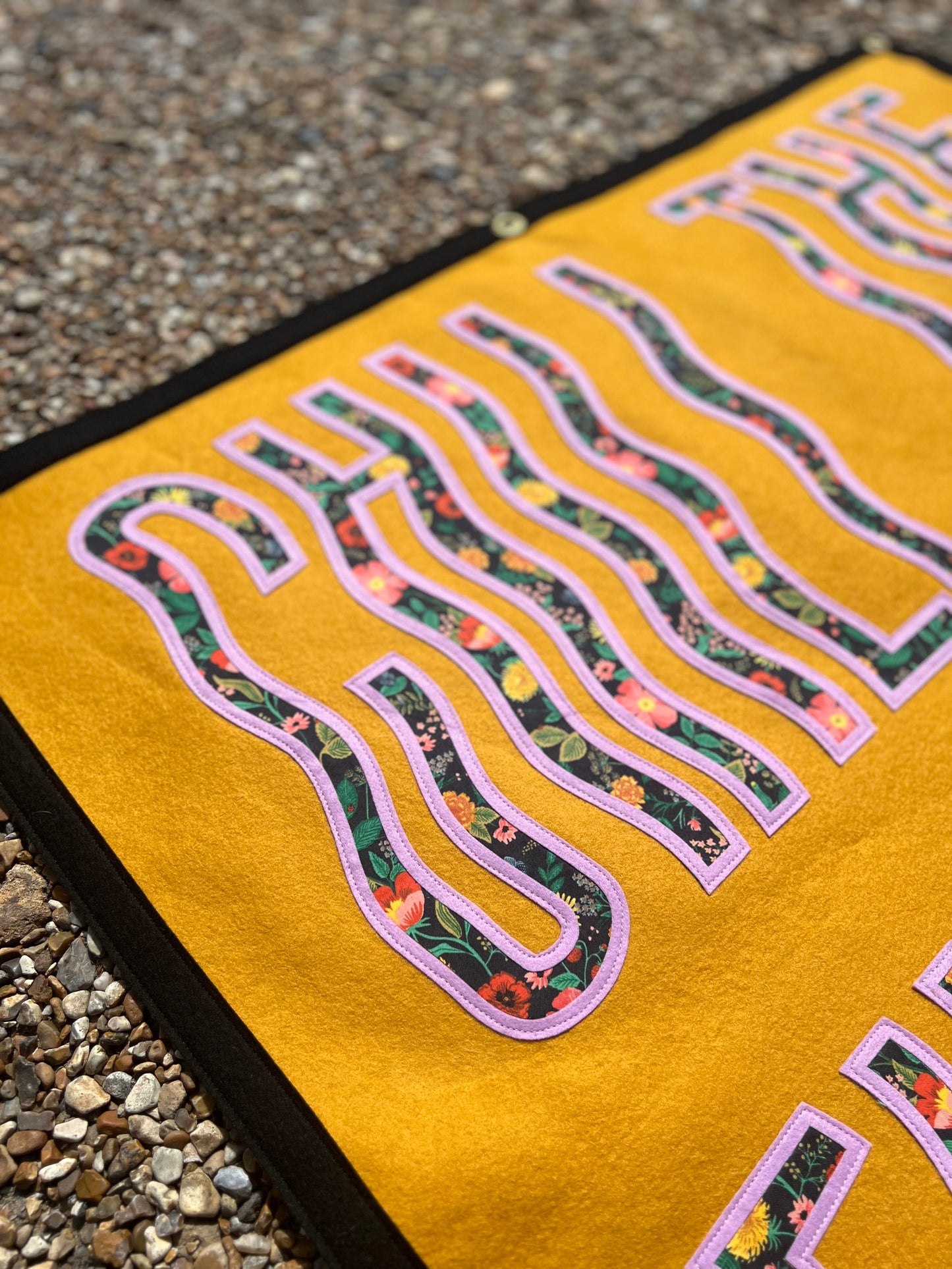 Chill The Fuck Out Felt Banner