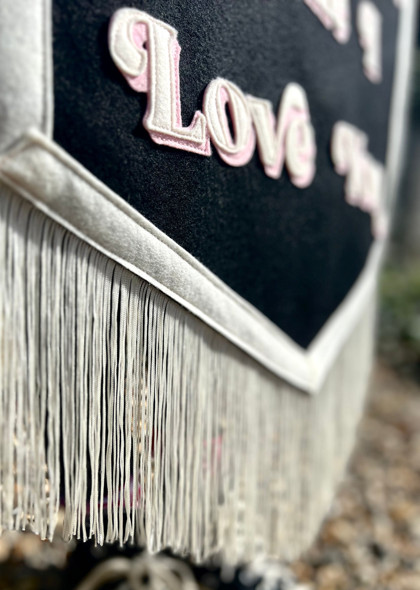 Nobody Loves You Like I Love You Felt Banner