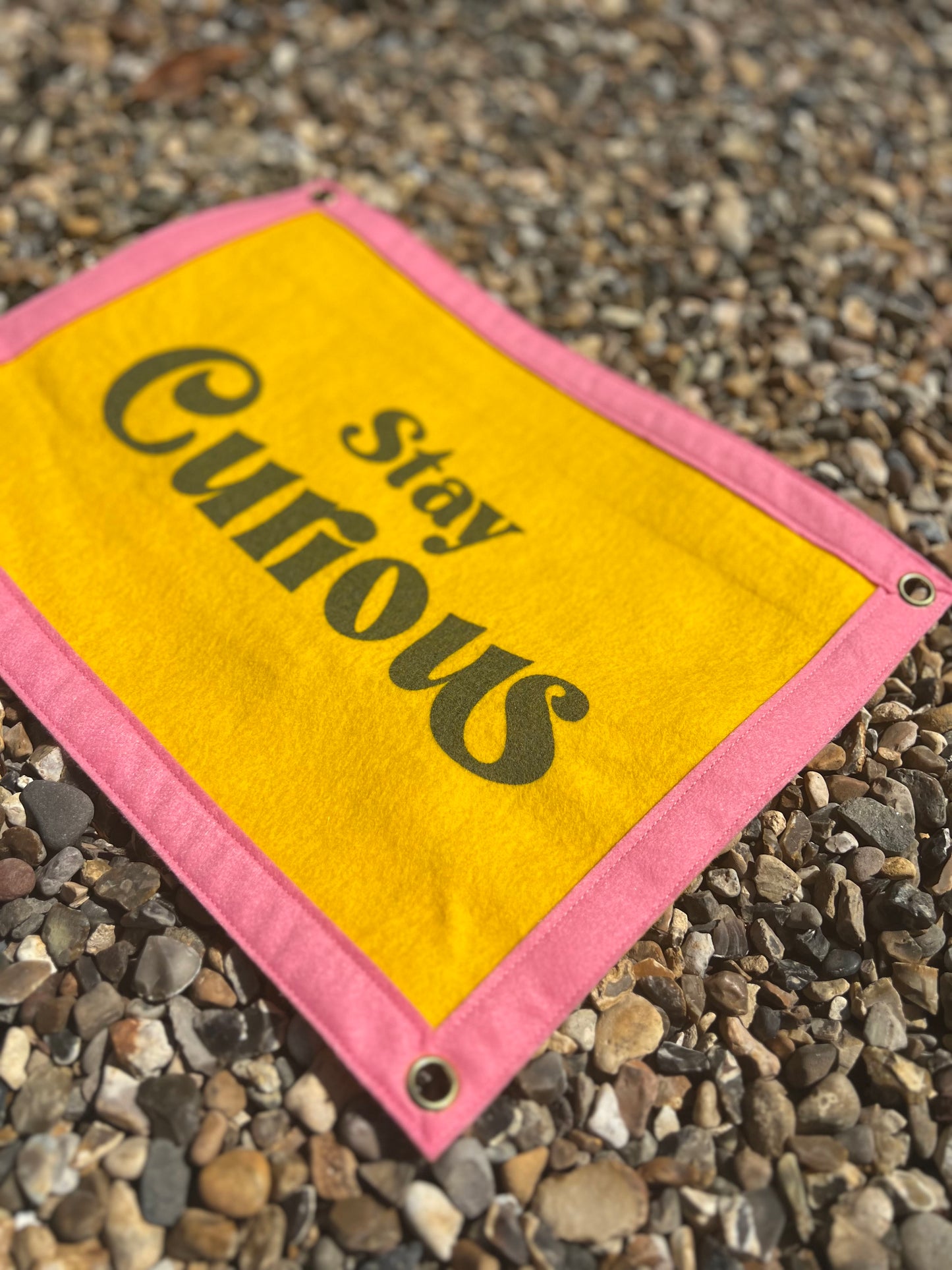 Stay Curious (Yellow Banner)