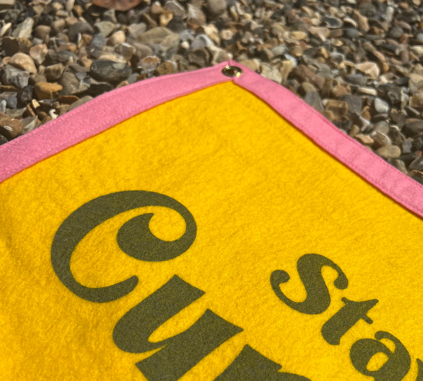 Stay Curious (Yellow Banner)