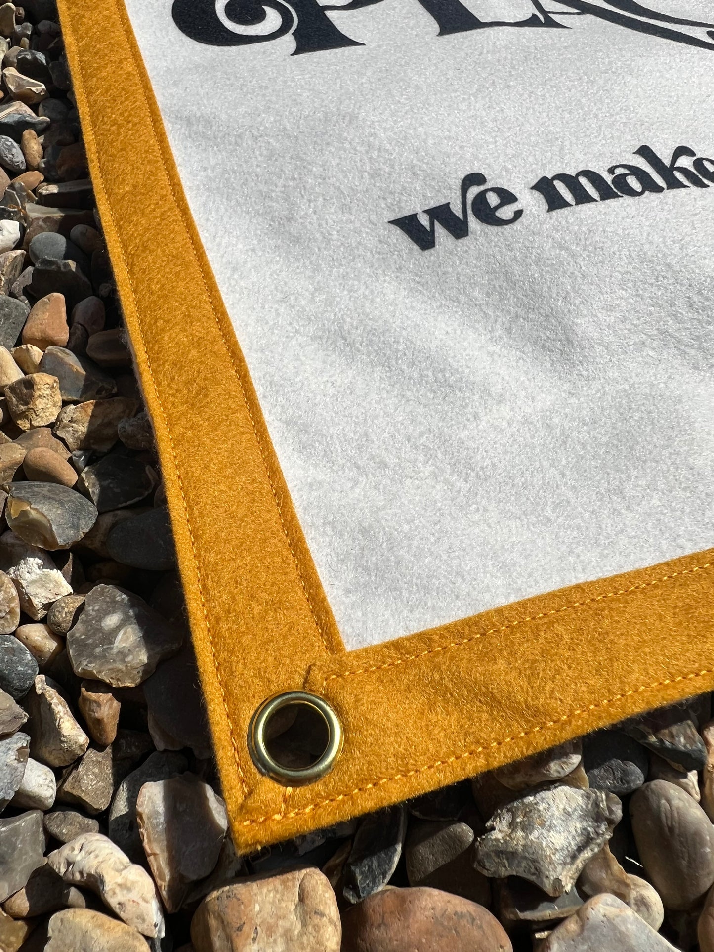 This Is Our Place, We Make The Rules Mustard Banner