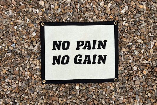 No Pain No Gain Banner